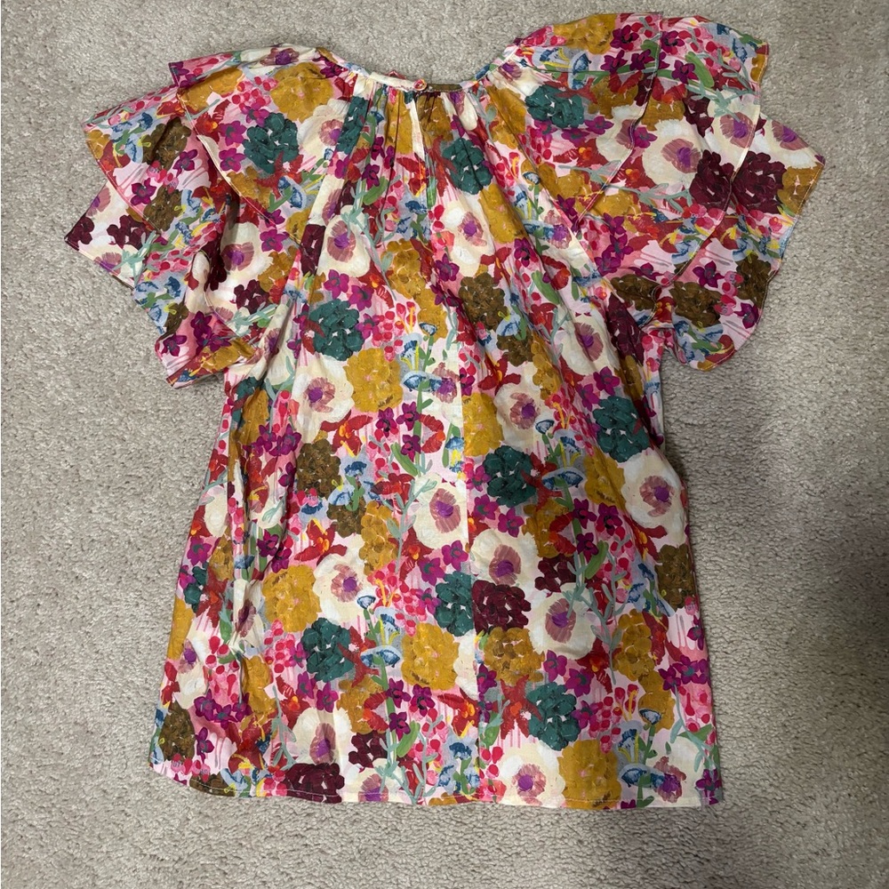 Entro Colorful Floral Top
